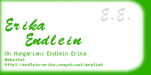 erika endlein business card